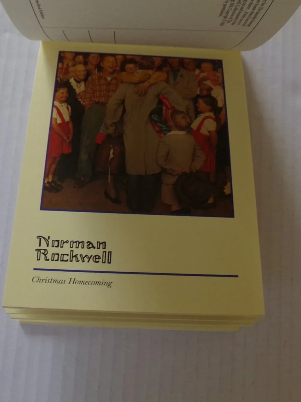 Norman Rockwell Postcard Book 30 Classic Full Color Scenes Nostalgic